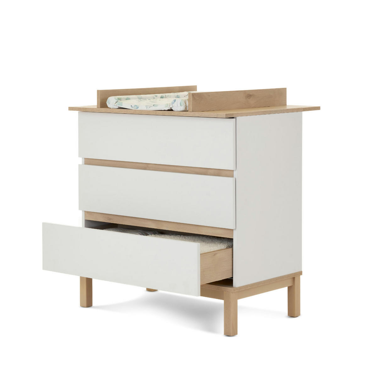 WICKELKOMMODE Astrid  - Basics, Holz (100/90/50cm)