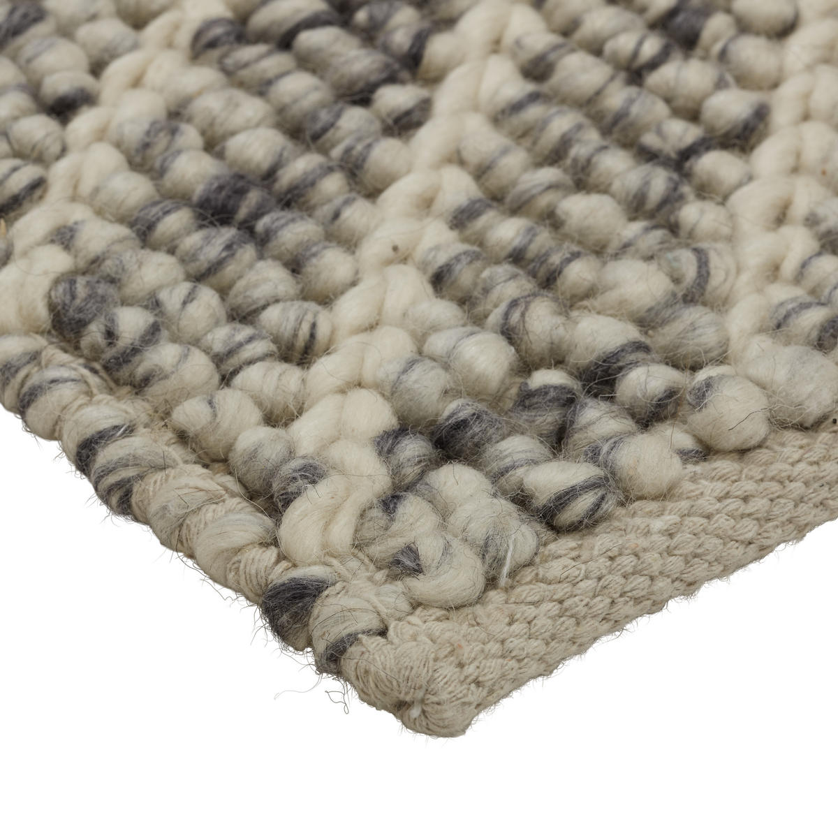 ROČNO TKANA PREPROGA  160/230 cm  tkano  siva  - siva, Natur, tekstil (160/230cm) - Linea Natura