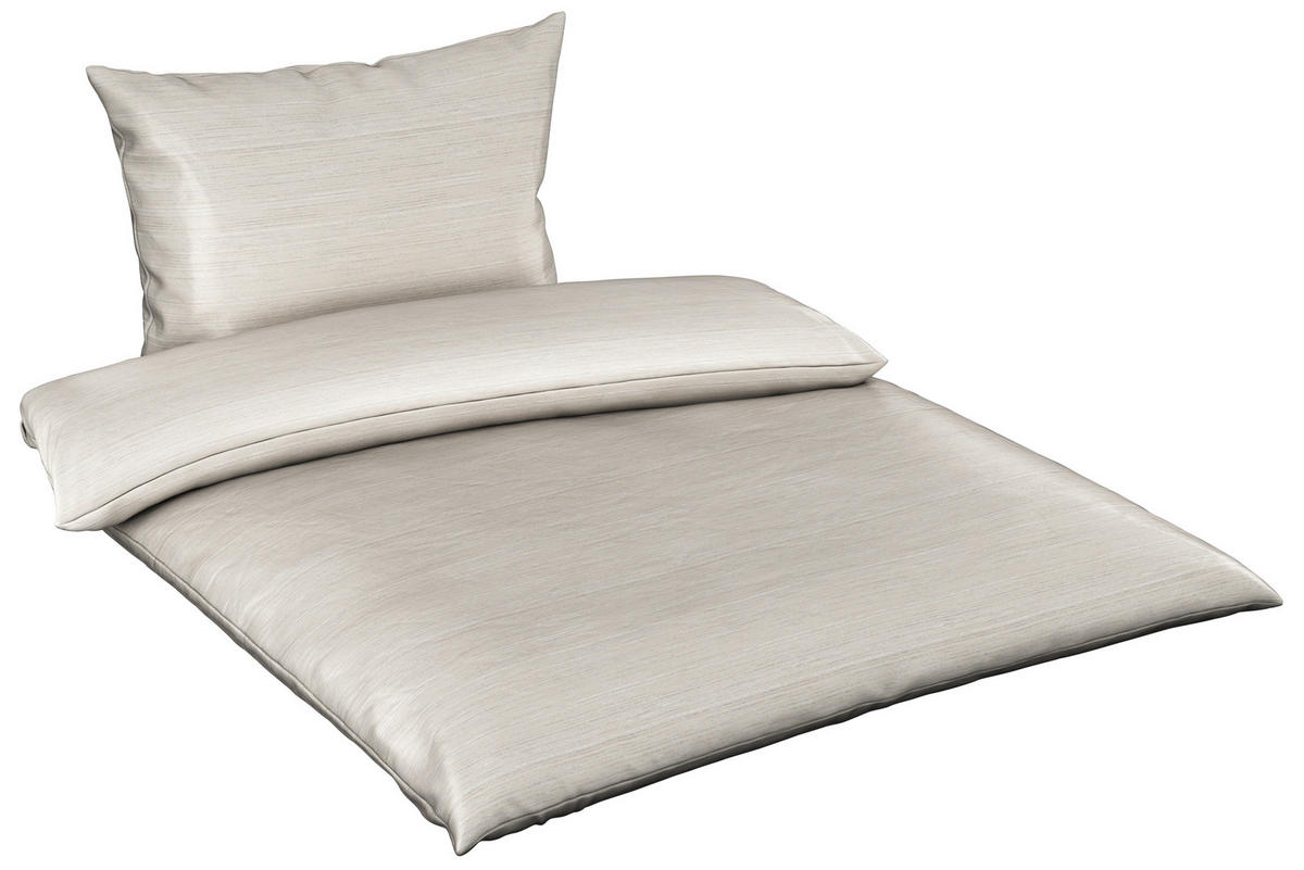 POSTELJINA CARO 140/200 cm saten bež  - bež, Konvencionalno, tekstil (140/200cm) - Novel