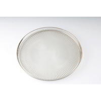 SERVIERPLATTE 21 cm  - Dunkelgrau, Design, Glas (21cm) - Novel
