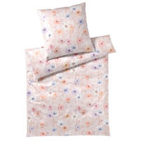 BETTWÄSCHESET Batist 160/210 cm  100 cm/65 cm  - Rosa, Basics, Textil (160/210cm) - Elegante