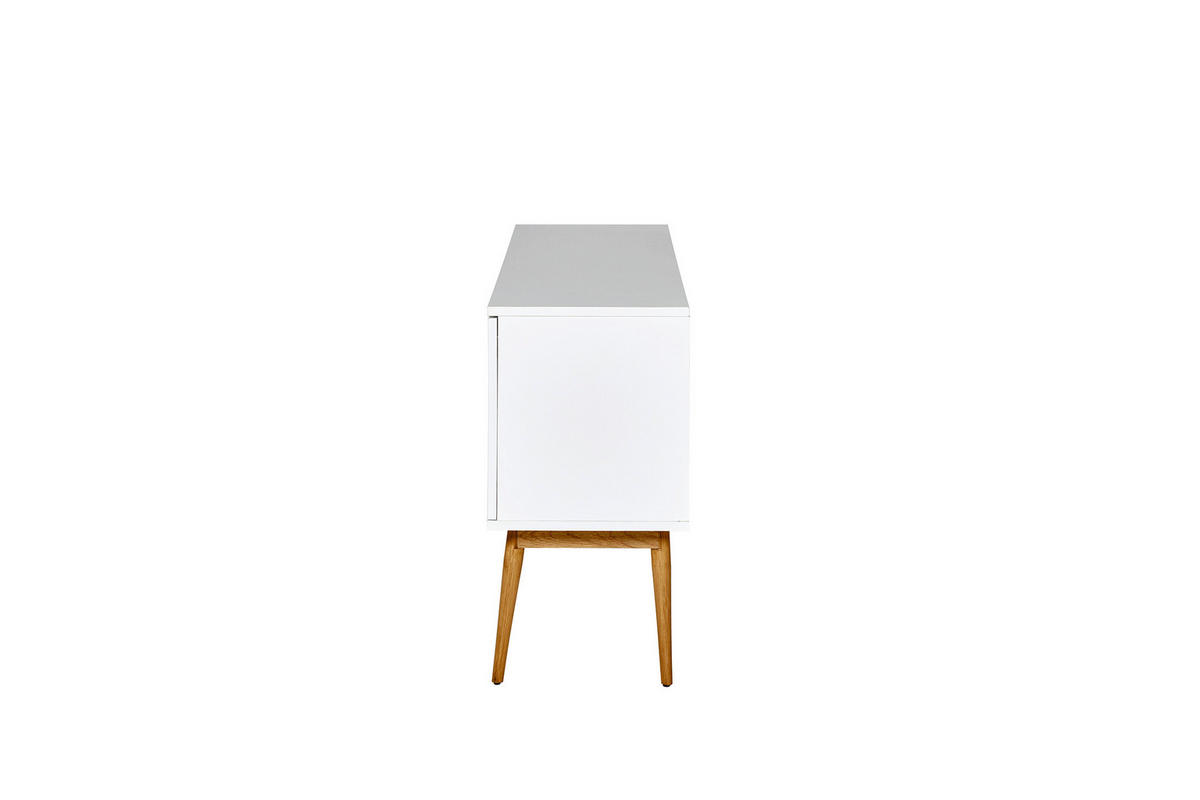 SIDEBOARD  150/75/39,6 cm 2 Schublade(n)  - Eichefarben/Weiß, MODERN, Holz/Holzwerkstoff (150/75/39,6cm) - MID.YOU