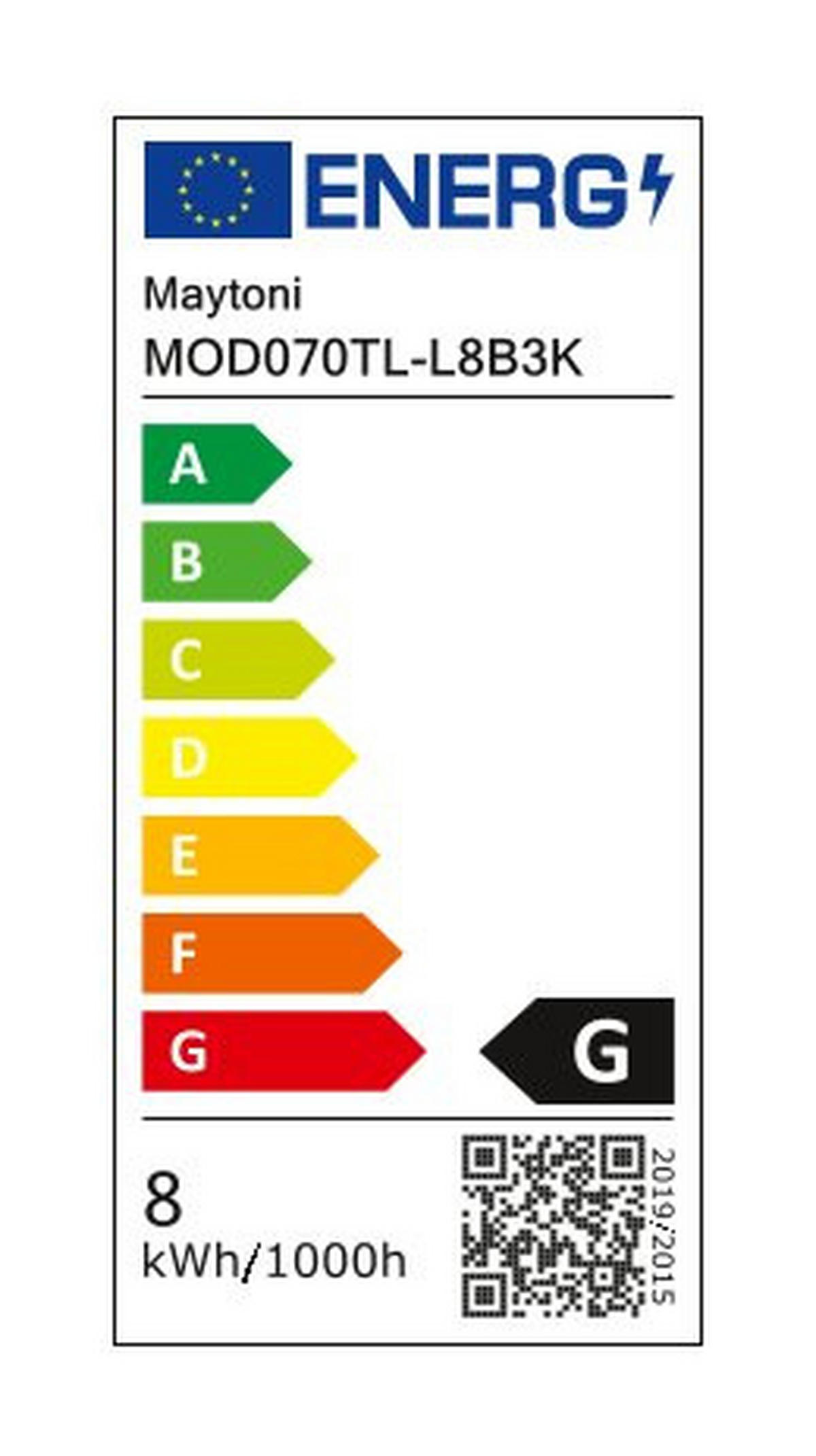 SCHREIBTISCHLEUCHTE Modern 16/19,4/47 cm   - Schwarz, Trend, Metall (16/19,4/47cm) - MAYTONI