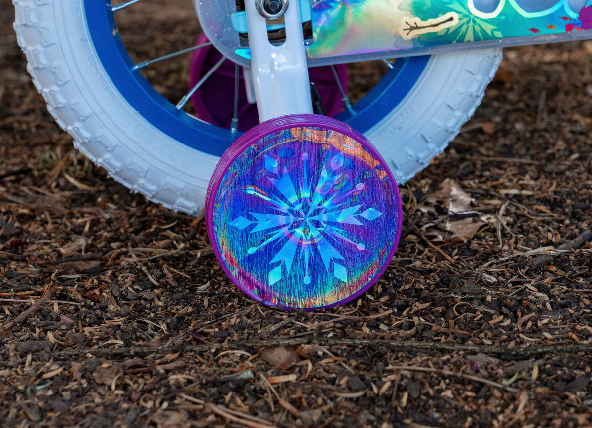 KINDERFAHRRAD 12 Zoll  - Pastellblau/Lila, Basics, Metall (54/75/85cm)