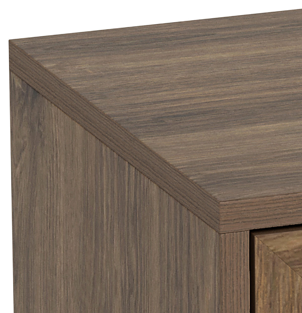 NACHTSCHRANK 46/23/30 cm  - Eiche dunkel, MODERN, Holzwerkstoff (46/23/30cm) - VanDerken