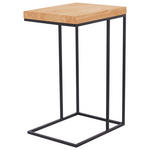 BEISTELLTISCH in Holz, Metall 45/35/69 cm - Eichefarben/Schwarz, Design, Holz/Metall (45/35/69cm) - Novel