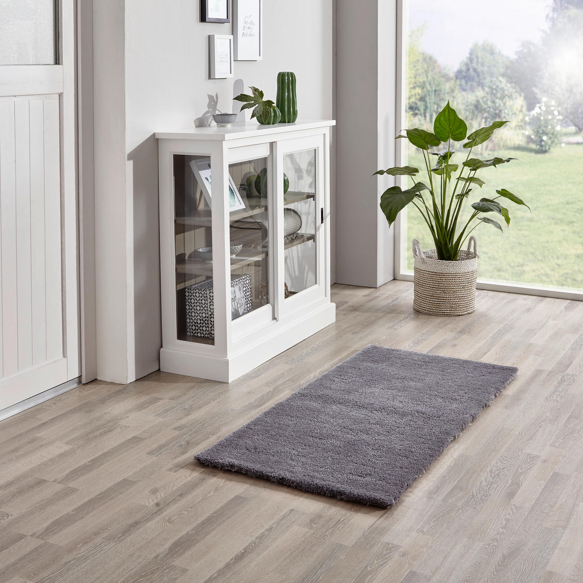 HOCHFLORTEPPICH 70/140 cm Relaxx Grau  - Grau, KONVENTIONELL, Textil (70/140cm) - Esprit