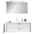 BADEZIMMER - Weiß, MODERN, Glas/Holzwerkstoff (122cm) - Novel BADEZIMMER - Weiß, MODERN, Glas/Holzwerkstoff (122cm) - Novel