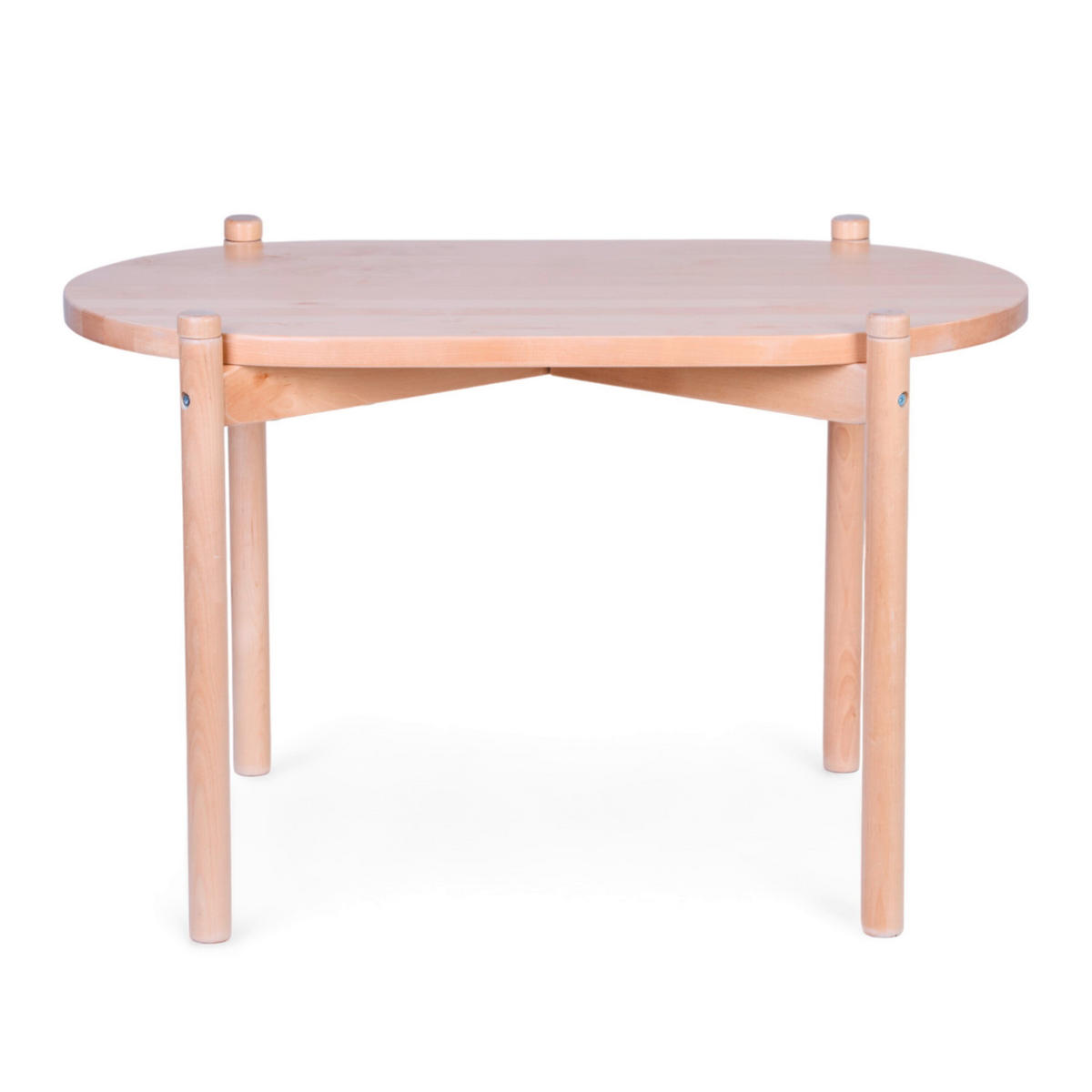 WIEGE Leinen   - Beige/Birkefarben, Basics, Holz/Kunststoff (81/79/49cm) - Childhome