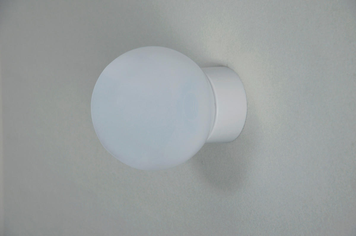 BADEZIMMER-WANDLEUCHTE 15/18 cm   - Weiß, Basics, Kunststoff (15/18cm)