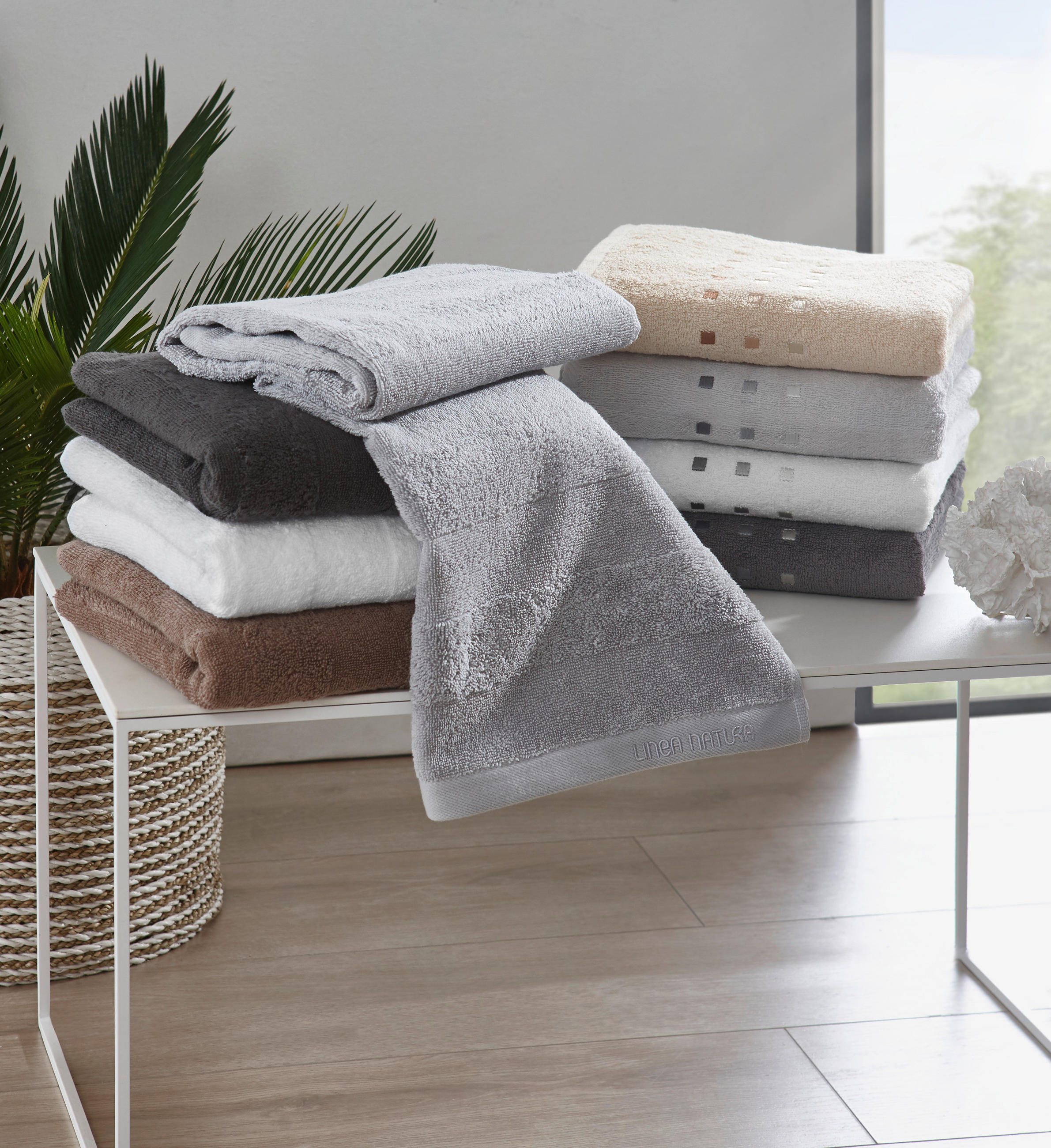 HANDTUCH Quattro - Beige, Basics, Textil (50/100cm) - Esposa