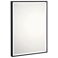 BADEZIMMERSPIEGEL 50/70/5 cm  - Schwarz, KONVENTIONELL, Glas (50/70/5cm)
