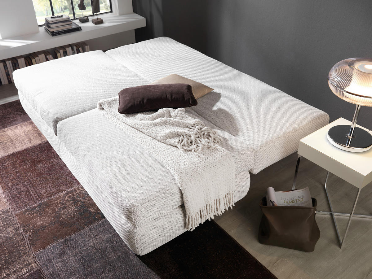 SCHLAFSOFA in Webstoff Naturfarben  - Wengefarben/Naturfarben, KONVENTIONELL, Holz/Textil (203/94/100cm) - Novel