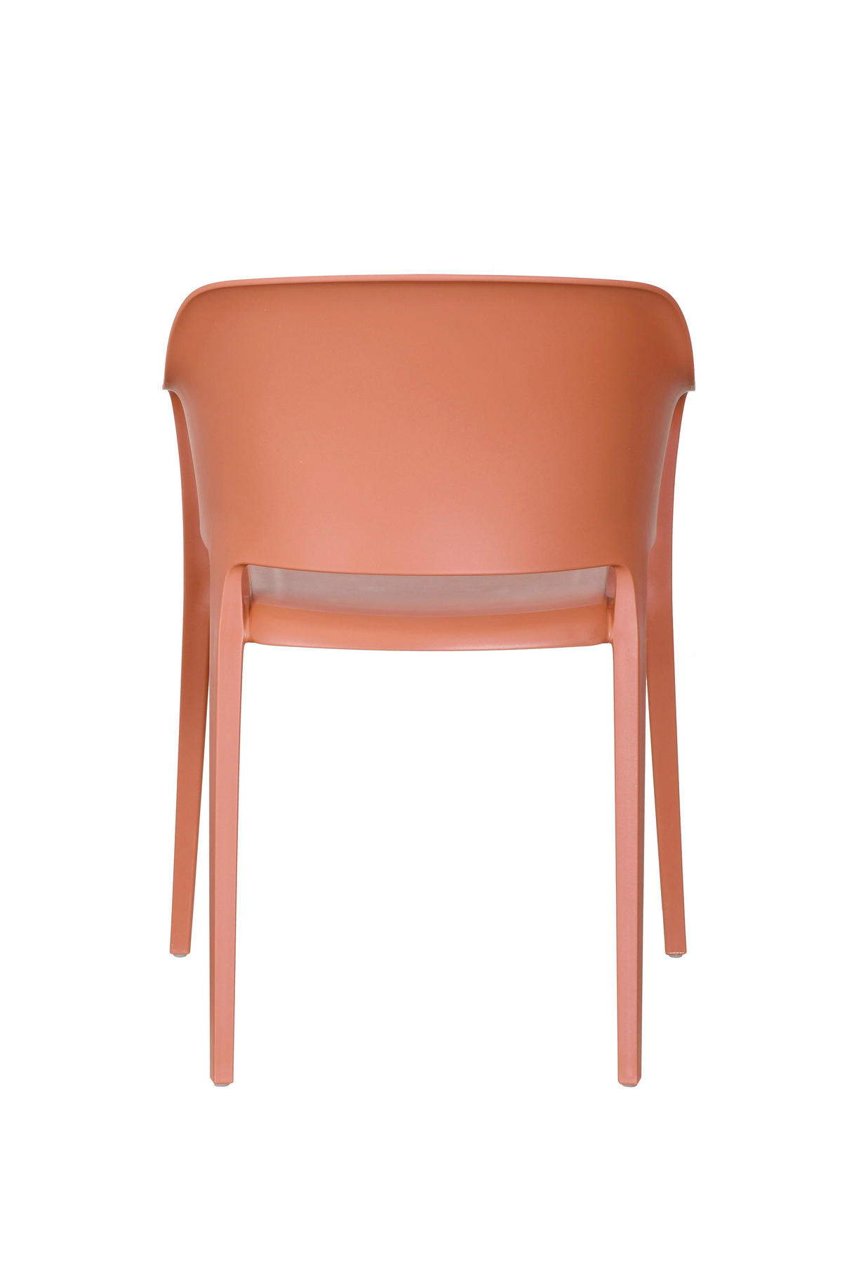 GARTENSTUHL-SET Kunststoff Terracotta  - Terracotta, MODERN, Kunststoff (54,5/77,5/55cm) - Gardenson