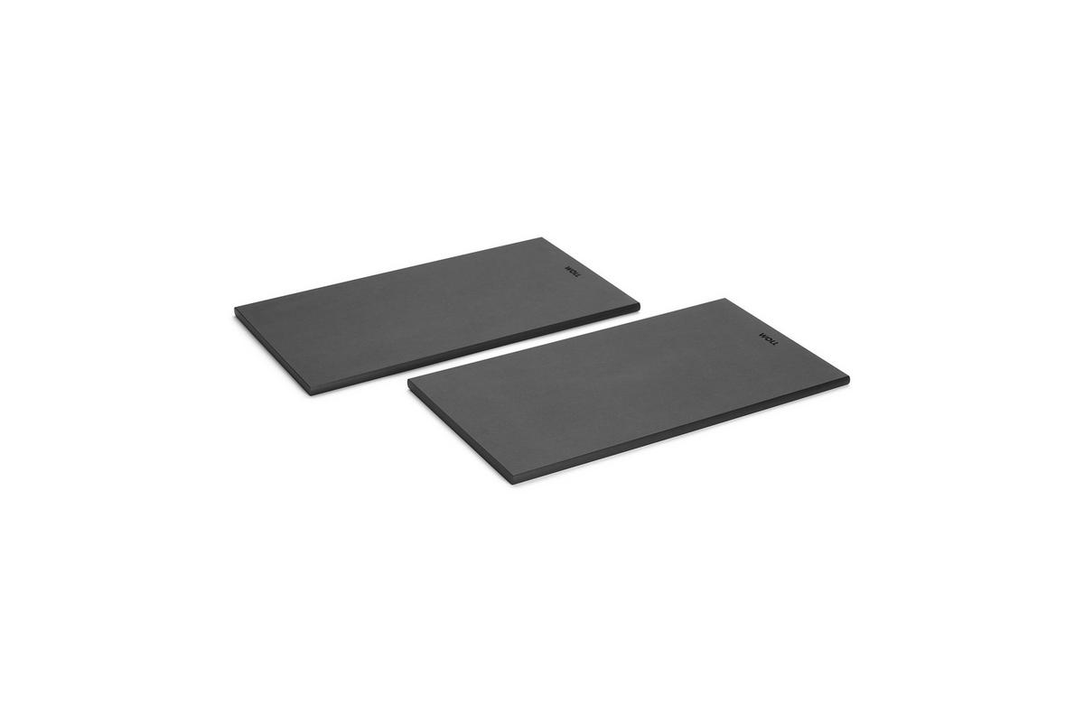 SCHNEIDEBRETT Cut & Serve  - Dunkelgrau/Anthrazit, Basics (27/15/0,7cm) - WOLL