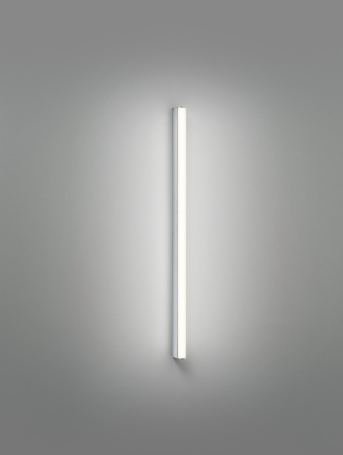 SPIEGELLEUCHTE Ponto-S 3/90/5 cm  - Chromfarben, Design, Kunststoff/Metall (3/90/5cm) - Helestra