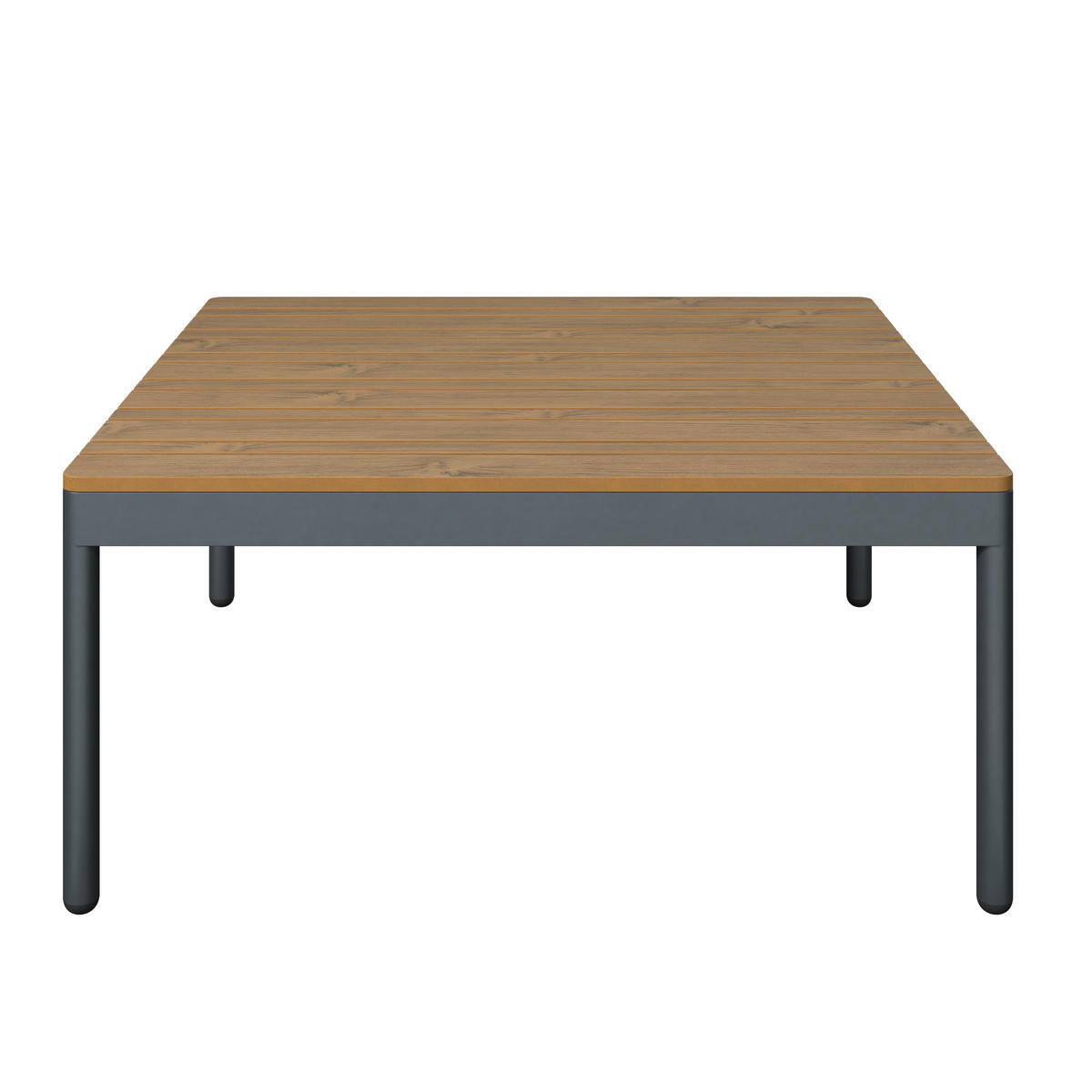 LOUNGEGARNITUR 3-teilig   85/64.5/71.5 cm Stahl  - Dunkelgrau/Naturfarben, MODERN, Kunststoff/Textil (85/64.5/71.5cm) - Ambia Garden