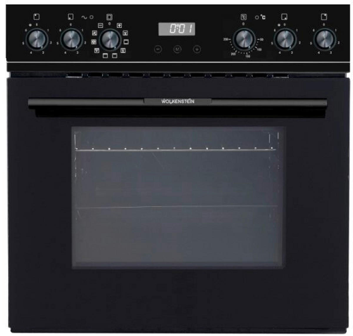 HERDSET WMOC 100  - Schwarz, KONVENTIONELL, Glas/Metall (59,5/59,5/55cm) - Wolkenstein