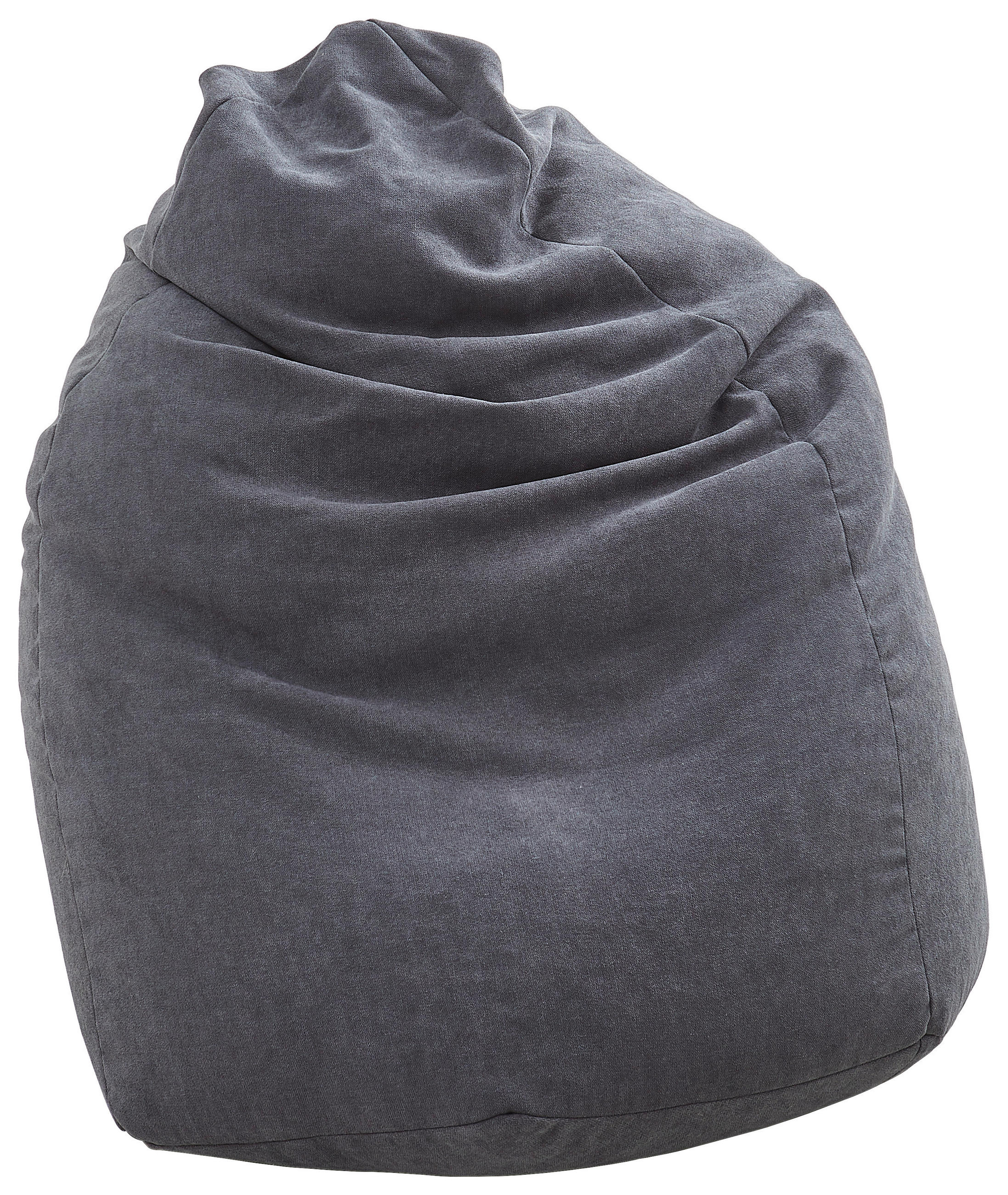 SITZSACK Webstoff 220 L  - Graphitfarben, KONVENTIONELL, Textil (60/70/60cm) - Xora