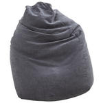 SITZSACK Webstoff 220 L  - Graphitfarben, KONVENTIONELL, Textil (60/70/60cm) - Xora