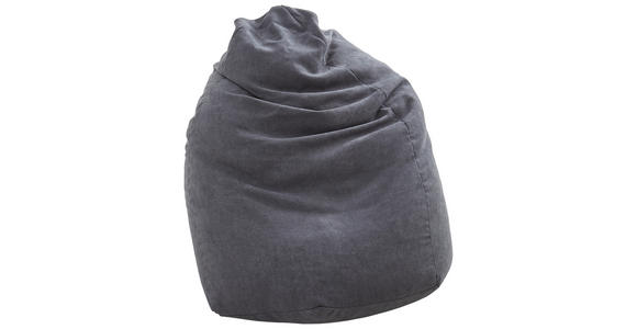 SITZSACK Webstoff 220 L - Graphitfarben, KONVENTIONELL, Textil (60/70/60cm) - Xora