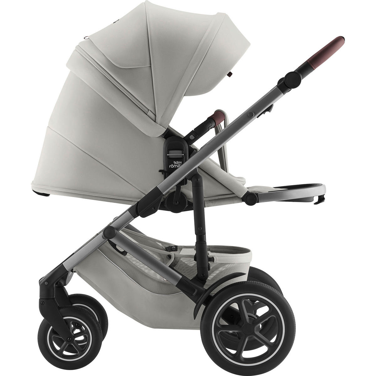 KINDERWAGEN  Smile 5Z  Linen Grey  - Creme/Grau, Basics, Textil/Metall (57/112/97,7cm) - Britax Römer