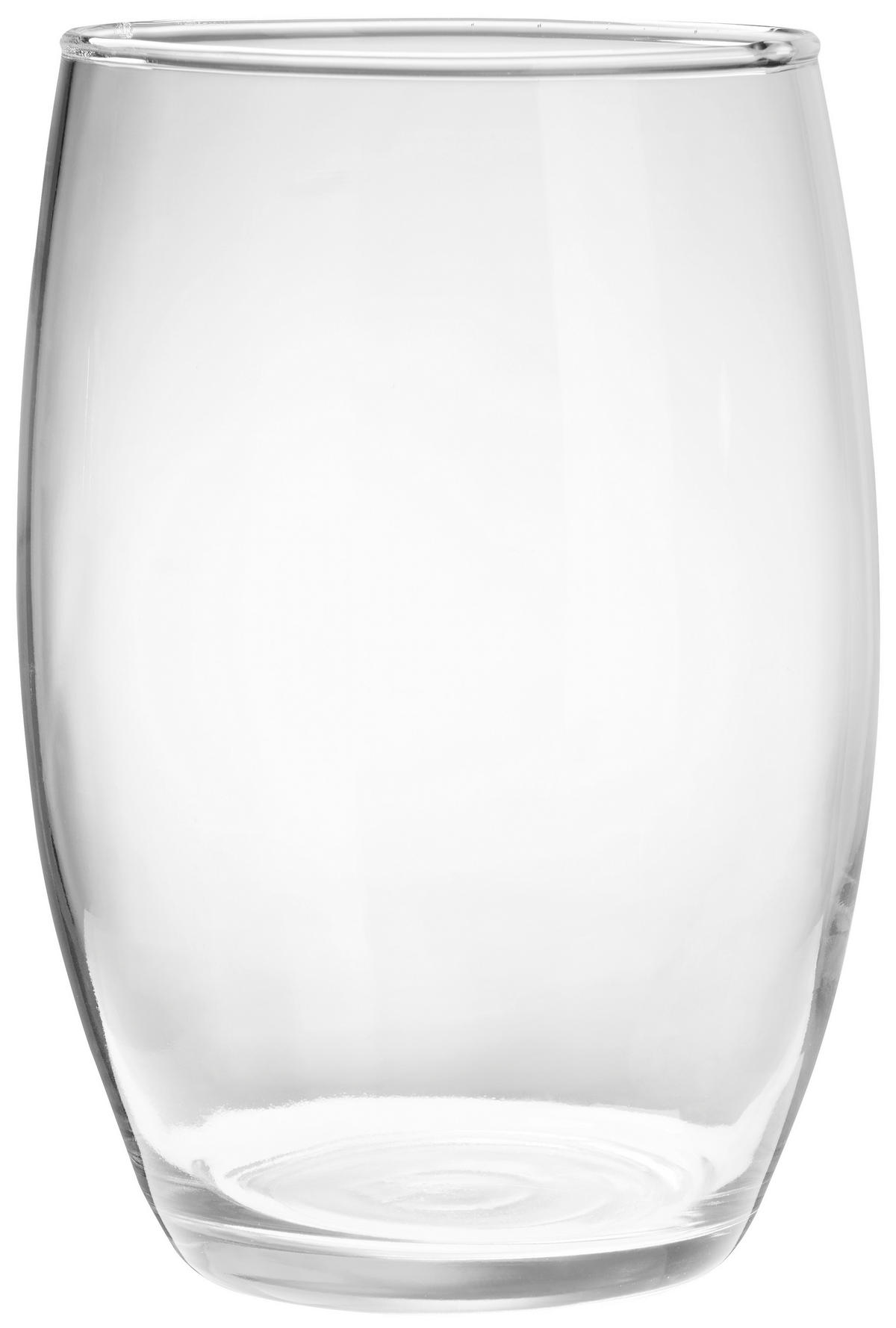 VASE 19,5 cm  - Transparent, Basics, Glas (14/19cm) - Ambia Home