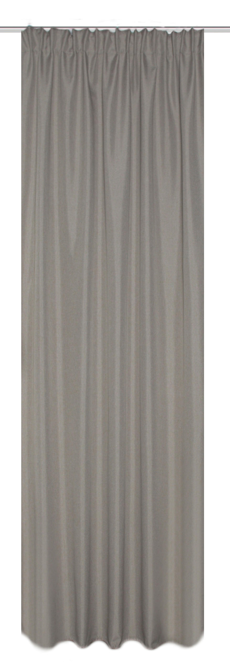 THERMOVORHANG blickdicht  - Naturfarben, KONVENTIONELL, Textil (135/245cm)