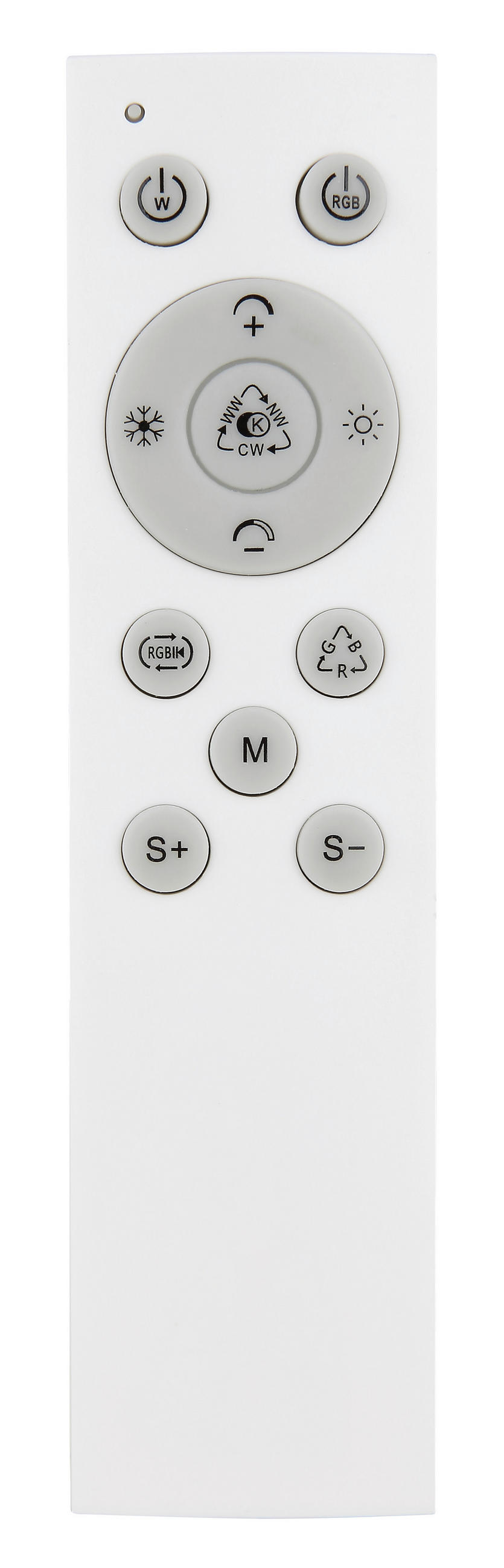 LED SVJETILJKA STROPNA JAXXI  - crna/opalna, Basics, metal/plastika (35,5/35,5/7cm)