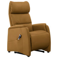 FERNSEHSESSEL in Cognac  - Cognac/Schwarz, Konventionell, Leder/Kunststoff (69/109/83cm) - Cantus