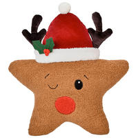 OKRASNA BLAZINA    50/10/45 cm           - rdeča/rjava, Trendi, tekstil (50cm) - X-Mas