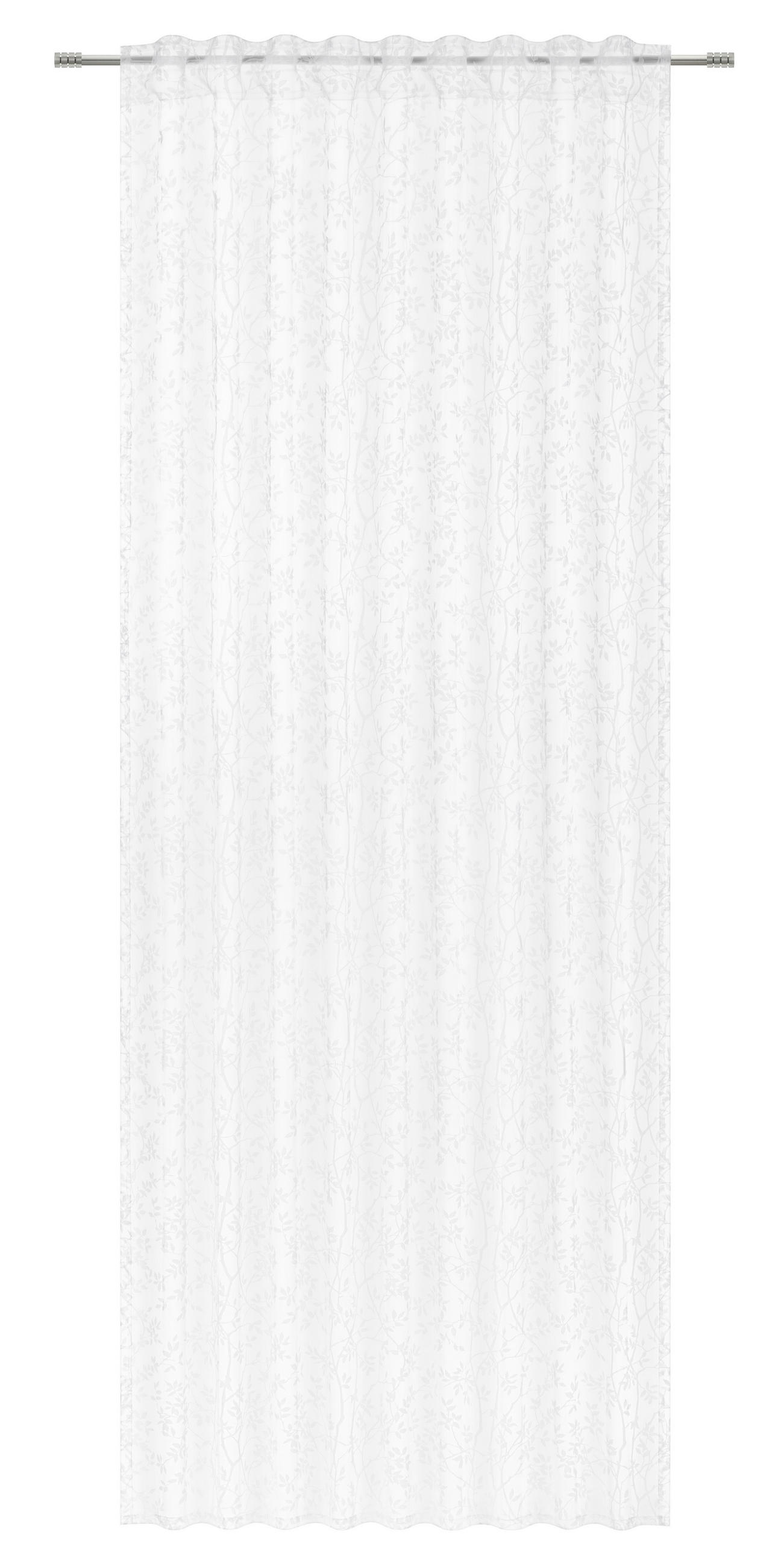 FERTIGVORHANG  halbtransparent   135/245 cm  - Weiß, Basics, Textil (135/245cm) - Esposa