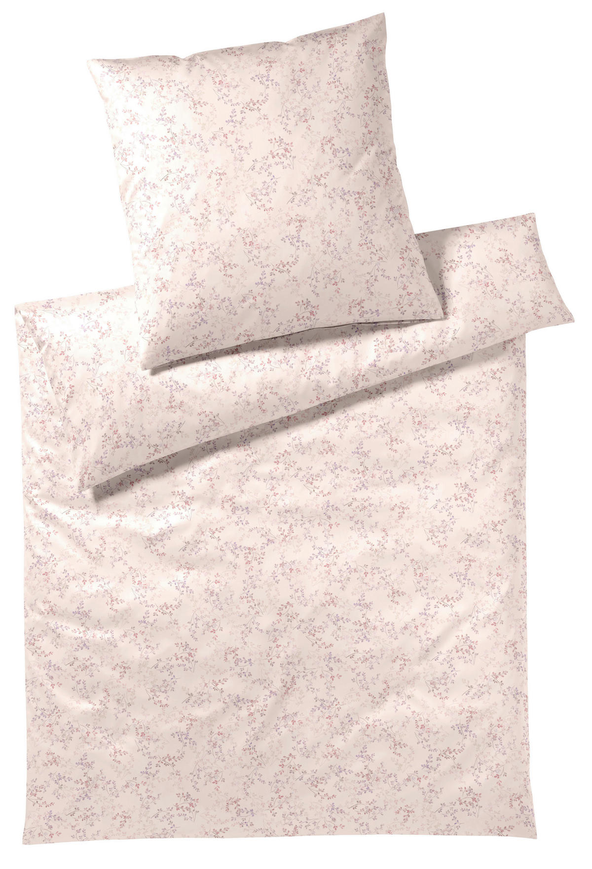 BETTWÄSCHESET Batist 160/210 cm  65 cm/100 cm  - Hellrosa, Basics, Textil (160/210cm) - Elegante