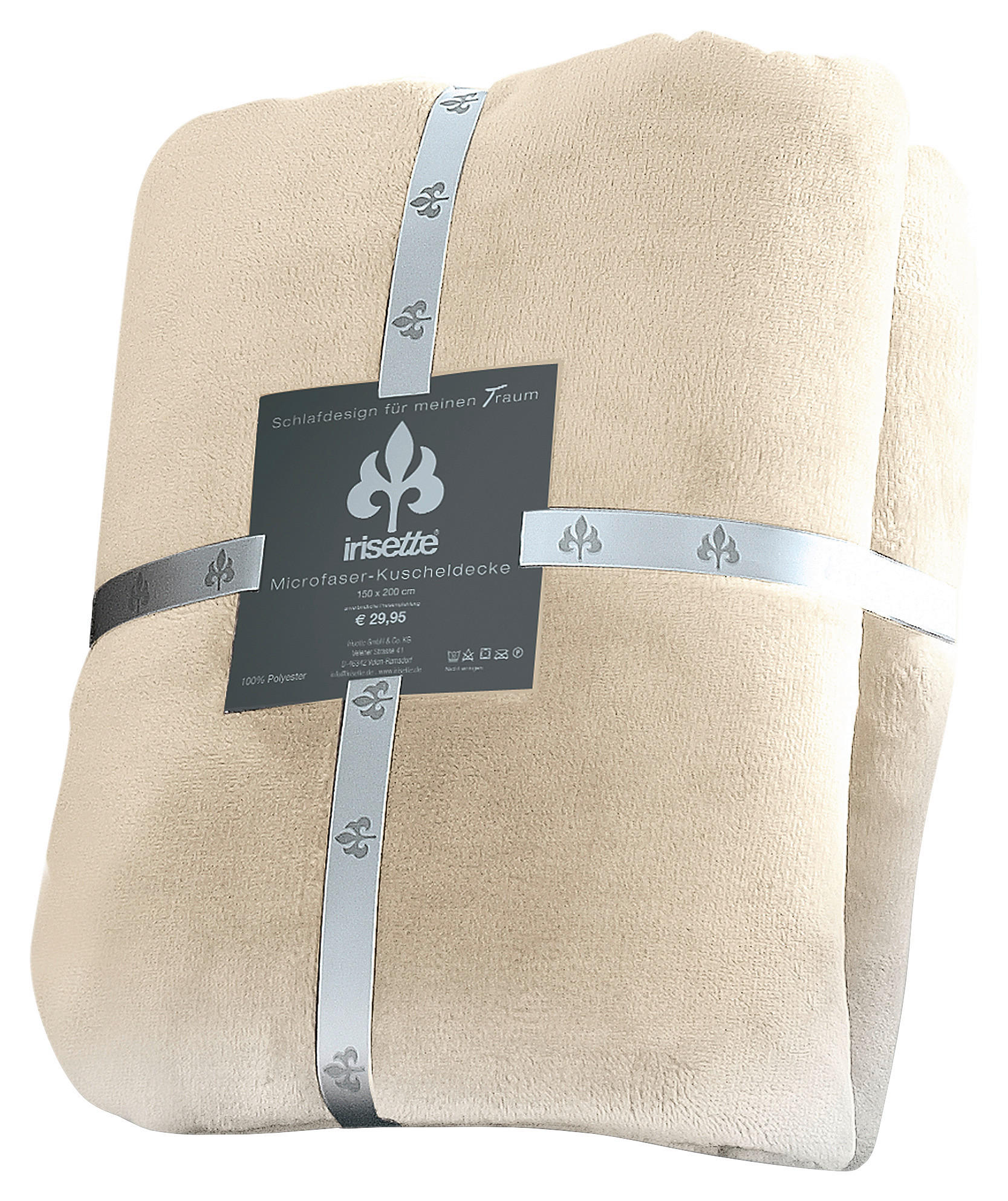 KUSCHELDECKE 150/200 cm  - Sandfarben, KONVENTIONELL, Textil (150/200cm) - Irisette