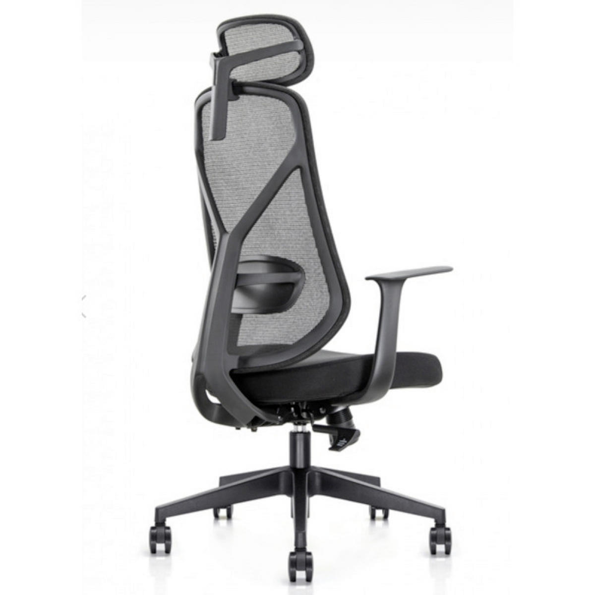 UREDSKI STOLAC    - crna, Moderno, metal/plastika (66/125/69cm)