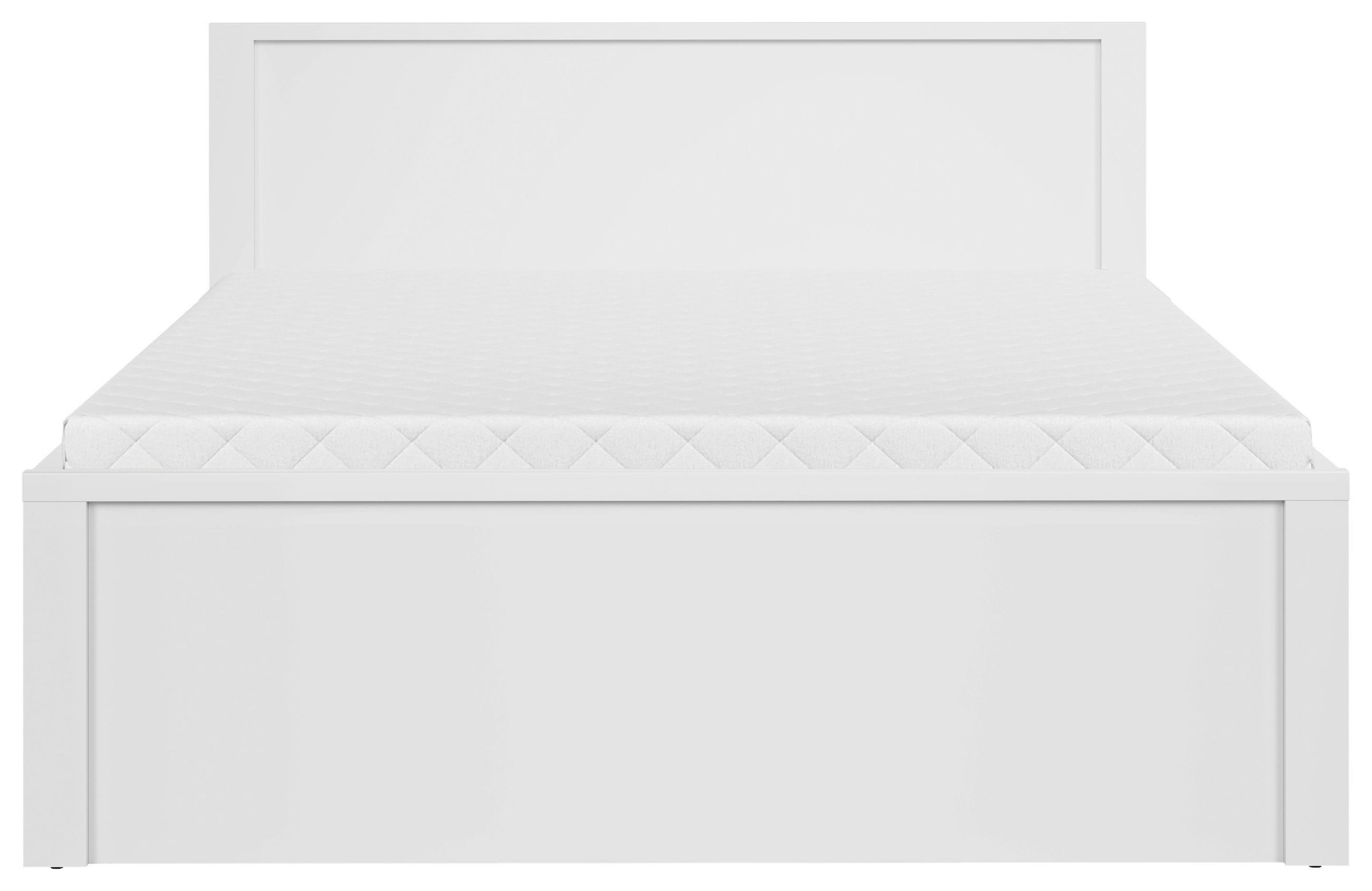 BETT 160/200 cm  in Weiß  - Weiß, MODERN (160/200cm) - MID.YOU