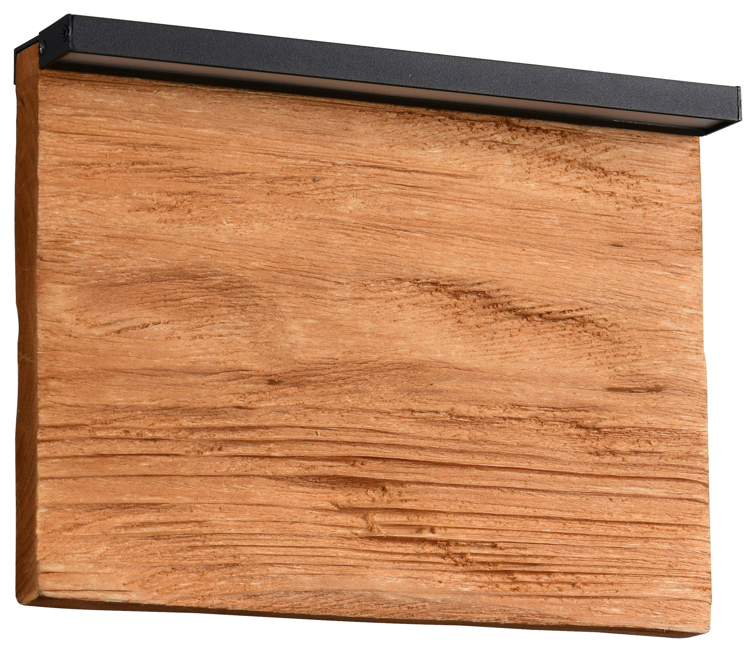 LED-WANDLEUCHTE KALEA 20/7,5/15 cm  - Schwarz/Kieferfarben, Natur, Holz/Metall (20/7,5/15cm)