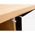 LOWBOARD  in 162/49/40 cm  - Weiß Hochglanz/Eichefarben, KONVENTIONELL, Holzwerkstoff (162/49/40cm) - Xora