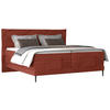 BOXSPRINGBETT 180/200 cm  in Rostfarben  - Rostfarben/Schwarz, Konventionell, Textil/Metall (180/200cm) - Esposa