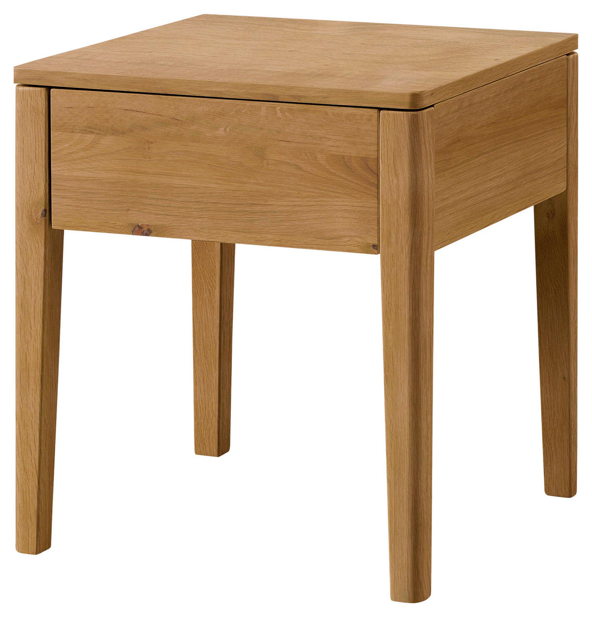 NACHTSCHRANK 43/48/43 cm Wildeiche massiv  - Wildeiche, Design, Holz (43/48/43cm) - Hasena