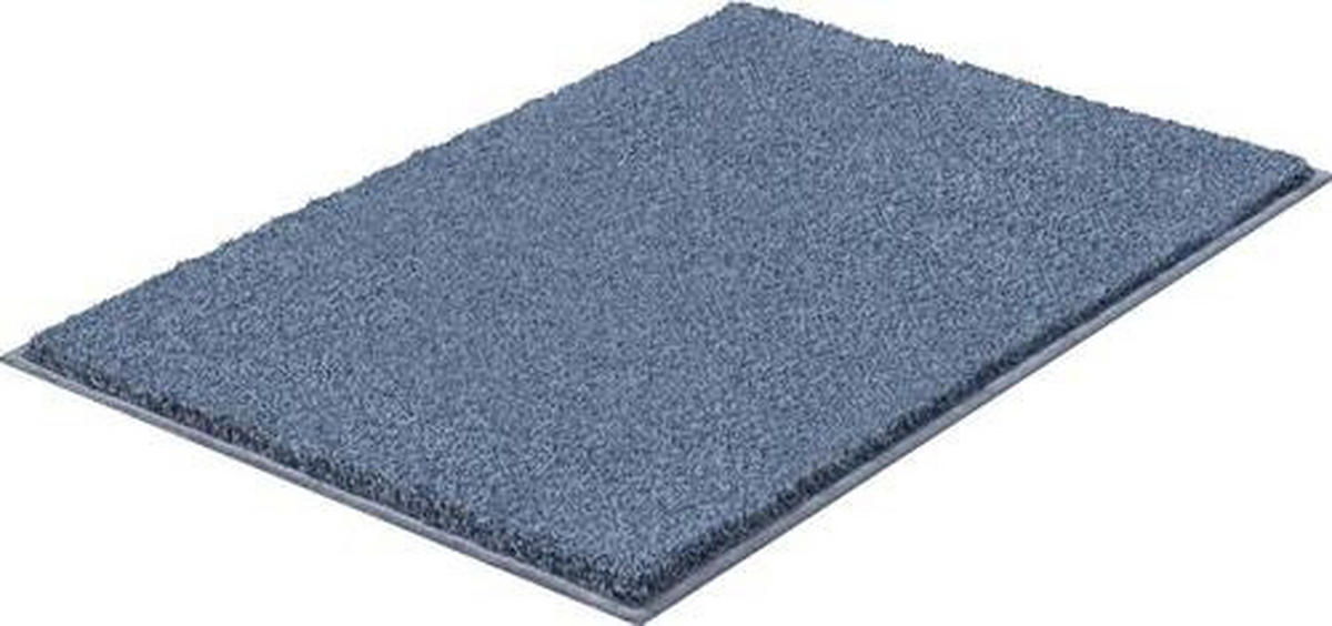 KOBEREC DO KOUPELNY, 65/115 cm - modrá, Basics, textil/plast (65/115cm) - Grund