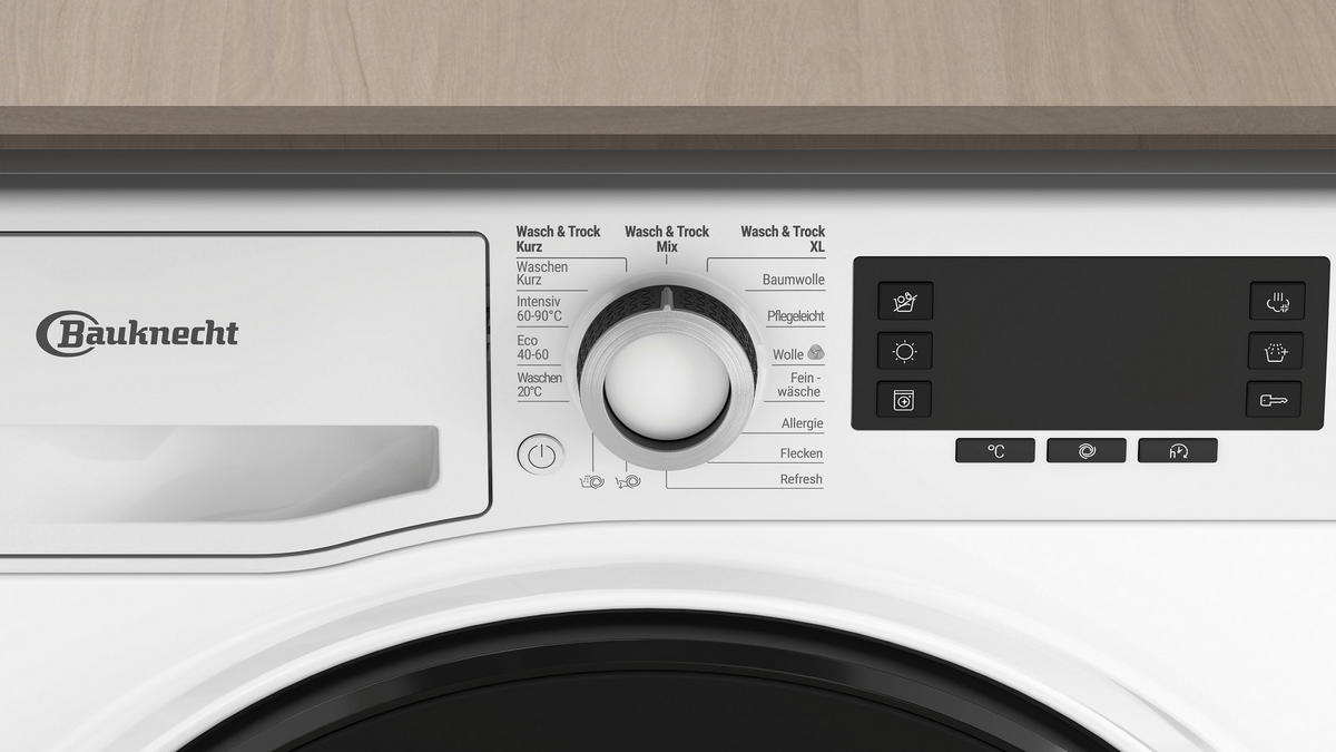 WASCHTROCKNER WATK Sense 107S 52 N  - Weiß, Trend (59,5/85/60,5cm) - Bauknecht