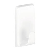 KLEBEHAKEN 2 Stück  in Weiß  - Weiß, Basics, Kunststoff (2,1/5,7/2,9cm) - Tesa