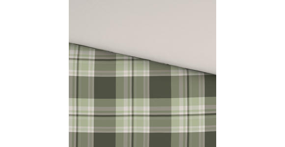 WENDEBETTWÄSCHE Leinenoptik 140/200 cm  - Grün, KONVENTIONELL, Textil (140/200cm) - Novel