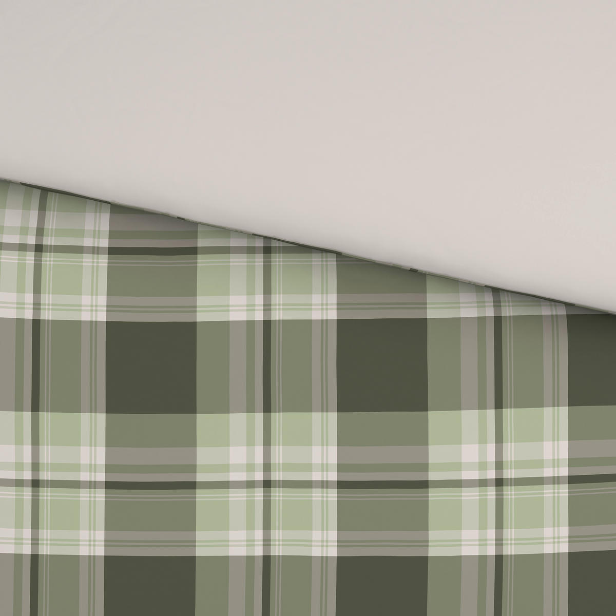 OBOJSTRANNÁ POSTEĽNÁ BIELIZEŇ, vzhľad ľanu, zelená, 140/200 cm - zelená, Konventionell, textil (140/200cm) - Novel
