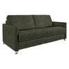 SCHLAFSOFA in Textil Olivgrün  - Chromfarben/Olivgrün, Design, Textil/Metall (185/84/100cm) - Bali