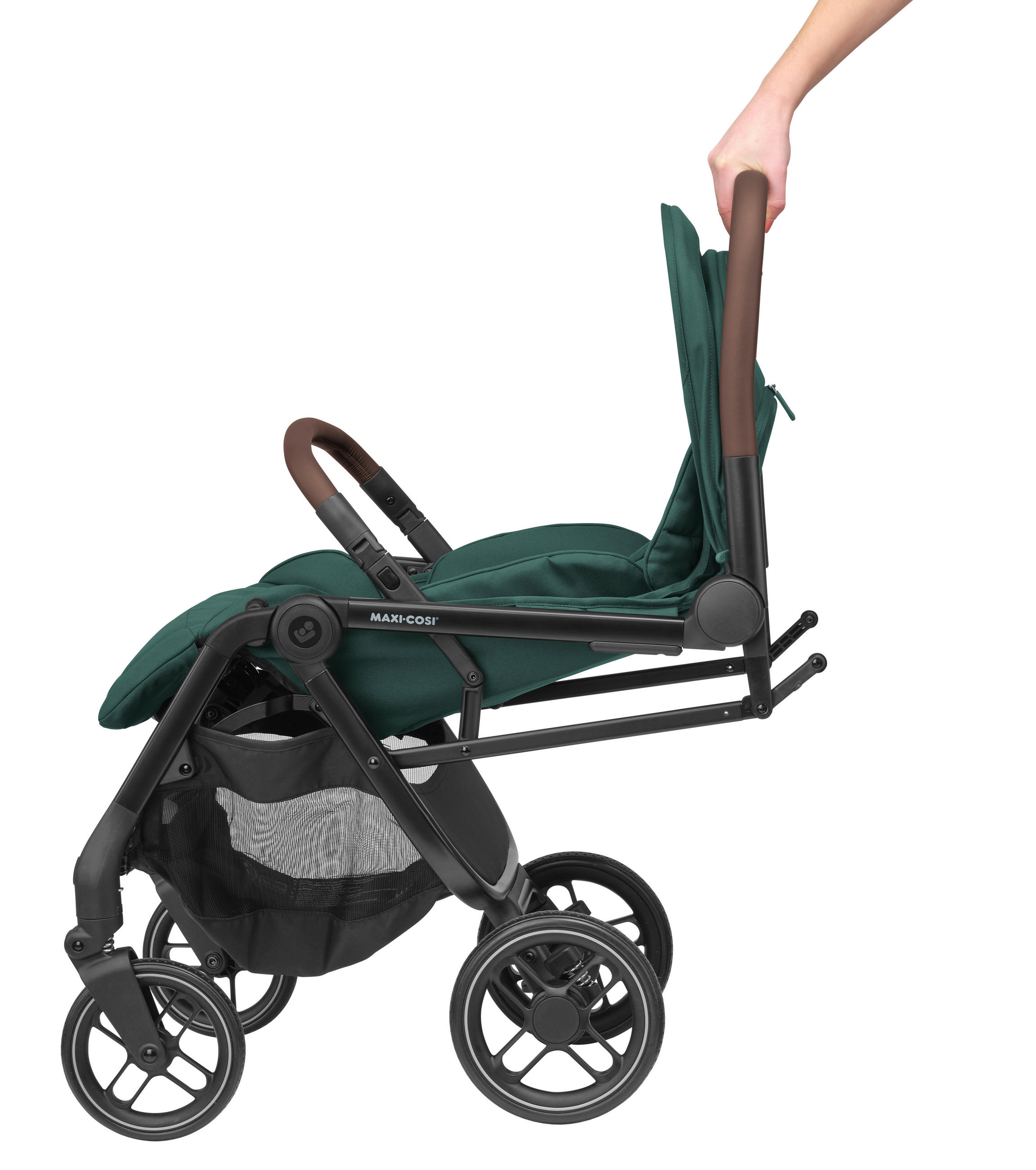 BUGGY Soho  - Dunkelgrün/Schwarz, Basics, Metall (50/105/88cm) - Maxi-Cosi