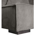 ECKSOFA Mokka Cord  - Braun/Mokka, KONVENTIONELL, Holz/Textil (230/190cm) - Carryhome
