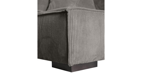 ECKSOFA Mokka Cord - Braun/Mokka, KONVENTIONELL, Holz/Textil (230/190cm) - Carryhome