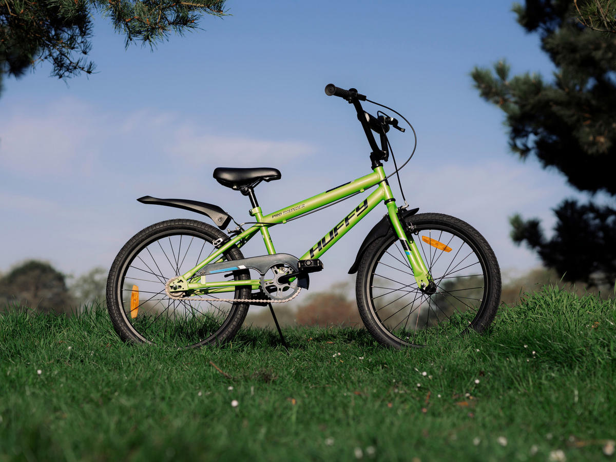 KINDERFAHRRAD 20 Zoll  - Grün, Basics, Metall (64/95/135cm)